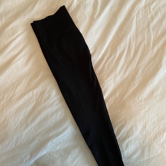SET ACTIVE black ribbed legging - Picture 3 of 3